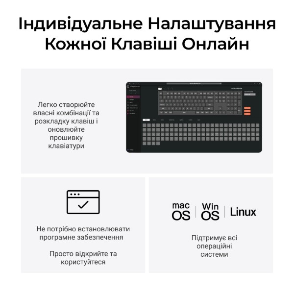 Фото - Клавиатура беспроводная Keychron K5 Max 104Key Gateron MX 2.0 Brown WL/BT/USB-A (K5M-H3-UA)
